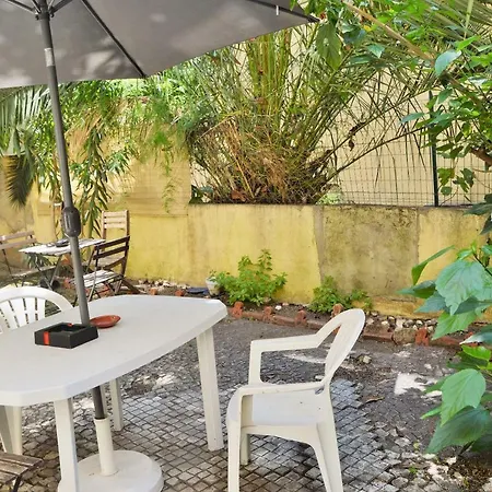 Houze_historical Lisbon, Flat W/ Private Patio Daire Lisboa